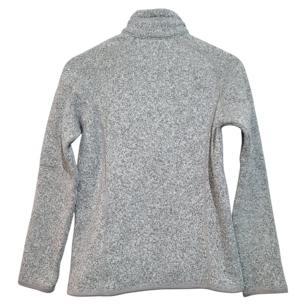 Patagonia Better Sweater 1/4-Zip Fleece Gray Small GUC Recycled Poly - Picture 2 of 5